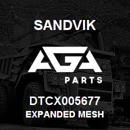 DTCX005677 Sandvik EXPANDED MESH | AGA Parts