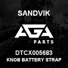 DTCX005683 Sandvik KNOB BATTERY STRAP | AGA Parts