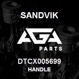 DTCX005699 Sandvik HANDLE | AGA Parts