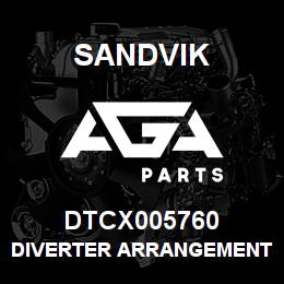 DTCX005760 Sandvik DIVERTER ARRANGEMENT, TJBO | AGA Parts