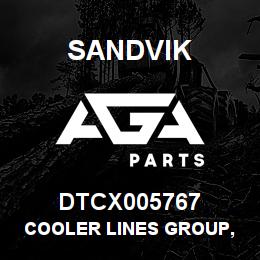 DTCX005767 Sandvik COOLER LINES GROUP, ENGINE | AGA Parts