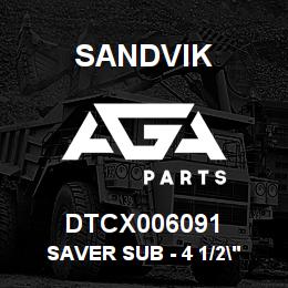 DTCX006091 Sandvik SAVER SUB - 4 1/2" MATRIX THREAD | AGA Parts