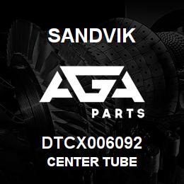 DTCX006092 Sandvik CENTER TUBE | AGA Parts