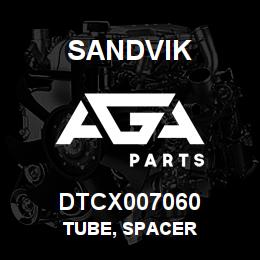 DTCX007060 Sandvik TUBE, SPACER | AGA Parts