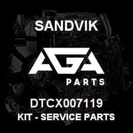 DTCX007119 Sandvik KIT - SERVICE PARTS FOR CX008698 | AGA Parts