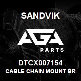 DTCX007154 Sandvik CABLE CHAIN MOUNT BRACKET | AGA Parts
