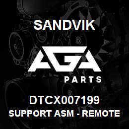 DTCX007199 Sandvik SUPPORT ASM - REMOTE FILTERS | AGA Parts