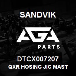 DTCX007207 Sandvik QXR HOSING JIC MAST TO MAST W/FIT' | AGA Parts