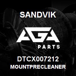 DTCX007212 Sandvik MOUNTPRECLEANER | AGA Parts