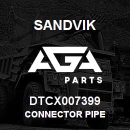 DTCX007399 Sandvik CONNECTOR PIPE | AGA Parts