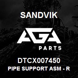 DTCX007450 Sandvik PIPE SUPPORT ASM - RH | AGA Parts