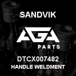 DTCX007482 Sandvik HANDLE WELDMENT | AGA Parts