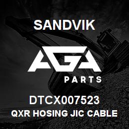 DTCX007523 Sandvik QXR HOSING JIC CABLE CHAIN | AGA Parts