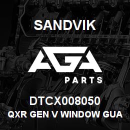 DTCX008050 Sandvik QXR GEN V WINDOW GUARD INSTL | AGA Parts
