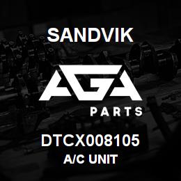 DTCX008105 Sandvik A/C UNIT | AGA Parts