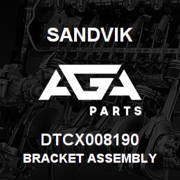 DTCX008190 Sandvik BRACKET ASSEMBLY | AGA Parts