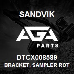 DTCX008589 Sandvik BRACKET, SAMPLER ROTAPORT CONTROL | AGA Parts