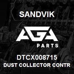 DTCX008715 Sandvik DUST COLLECTOR CONTROL BOX | AGA Parts