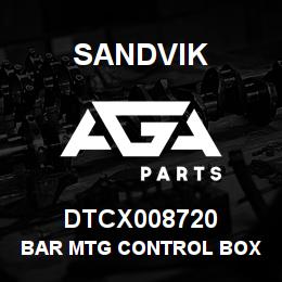 DTCX008720 Sandvik BAR MTG CONTROL BOX | AGA Parts