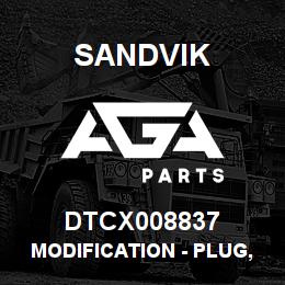 DTCX008837 Sandvik MODIFICATION - PLUG, AIR | AGA Parts