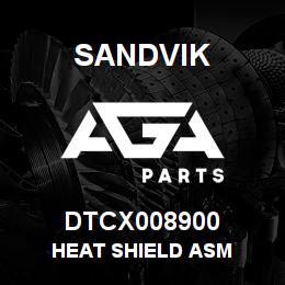 DTCX008900 Sandvik HEAT SHIELD ASM | AGA Parts