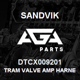 DTCX009201 Sandvik TRAM VALVE AMP HARNESS | AGA Parts