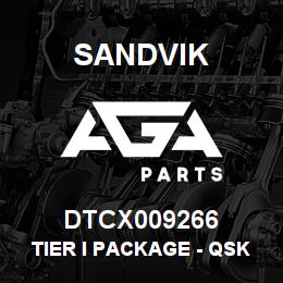 DTCX009266 Sandvik TIER I PACKAGE - QSK-23 | AGA Parts