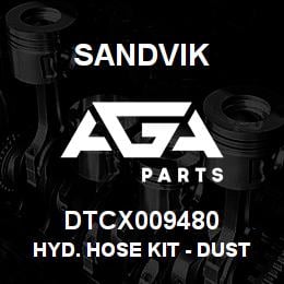 DTCX009480 Sandvik HYD. HOSE KIT - DUST COLLECTOR | AGA Parts
