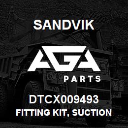DTCX009493 Sandvik FITTING KIT, SUCTION DR500 | AGA Parts