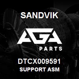 DTCX009591 Sandvik SUPPORT ASM | AGA Parts