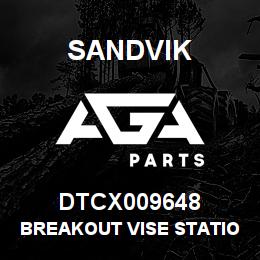 DTCX009648 Sandvik BREAKOUT VISE STATIONARY | AGA Parts