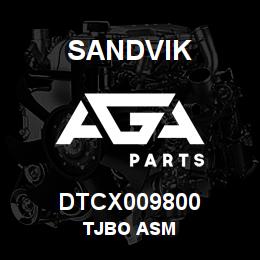 DTCX009800 Sandvik TJBO ASM | AGA Parts