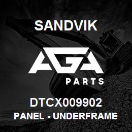 DTCX009902 Sandvik PANEL - UNDERFRAME | AGA Parts