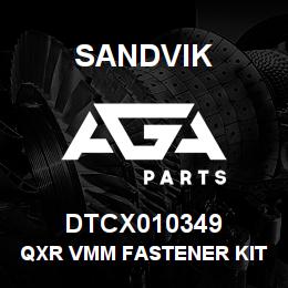 DTCX010349 Sandvik QXR VMM FASTENER KIT | AGA Parts