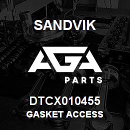 DTCX010455 Sandvik GASKET ACCESS | AGA Parts