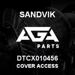 DTCX010456 Sandvik COVER ACCESS | AGA Parts