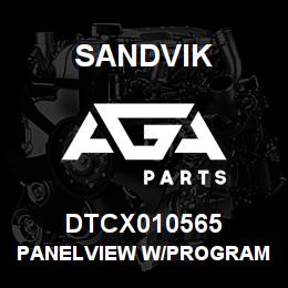 DTCX010565 Sandvik PANELVIEW W/PROGRAM | AGA Parts