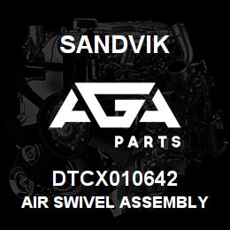 DTCX010642 Sandvik AIR SWIVEL ASSEMBLY RC 4" MATRIX | AGA Parts