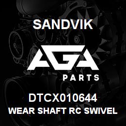 DTCX010644 Sandvik WEAR SHAFT RC SWIVEL | AGA Parts