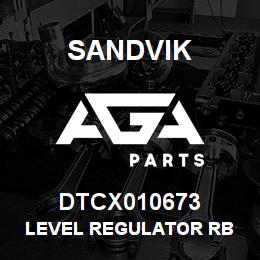 DTCX010673 Sandvik LEVEL REGULATOR RB | AGA Parts