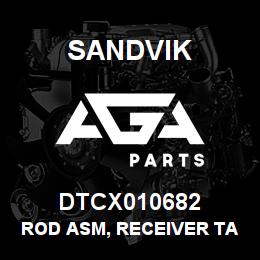 DTCX010682 Sandvik ROD ASM, RECEIVER TANK | AGA Parts