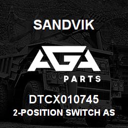 DTCX010745 Sandvik 2-POSITION SWITCH ASSEMBLY 1NO | AGA Parts