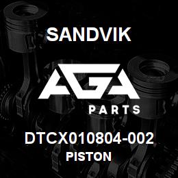 DTCX010804-002 Sandvik PISTON | AGA Parts