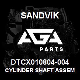 DTCX010804-004 Sandvik CYLINDER SHAFT ASSEMBLY | AGA Parts
