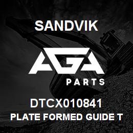 DTCX010841 Sandvik PLATE FORMED GUIDE TOP MAST | AGA Parts
