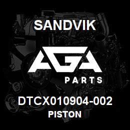 DTCX010904-002 Sandvik PISTON | AGA Parts