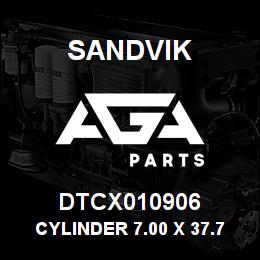 DTCX010906 Sandvik CYLINDER 7.00 X 37.75 ST. | AGA Parts