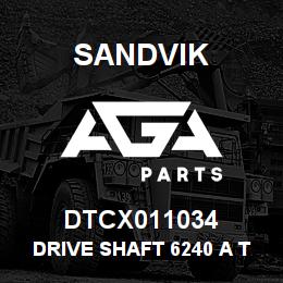 DTCX011034 Sandvik DRIVE SHAFT 6240 A TJBO | AGA Parts