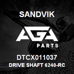 DTCX011037 Sandvik DRIVE SHAFT 6240-RC | AGA Parts