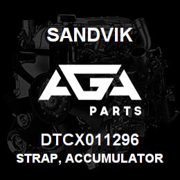 DTCX011296 Sandvik STRAP, ACCUMULATOR | AGA Parts